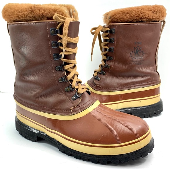 Sorel Stag Kaufman Canada Wool Lined 
